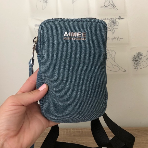Aimee Kestenberg Just Saying Denim Crossbody - Picture 2 of 3